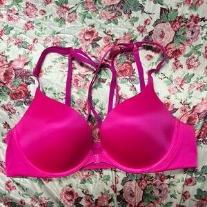Victoria's Secret Pink Plunge Bra with Molded Cups